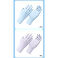 Guantes de Protección Solar de Seda Fina Ciclismo Transpirable para Mujeres en Verano Manicura - details 13