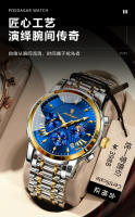 Reloj multifuncional de marca suiza para hombre nuevo reloj de cuarzo de moda a prueba de agua - details 15