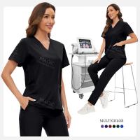 Ropa quirúrgica para Hospital, uniforme médico, conjunto exfoliante para mujer, accesorios para médico y enfermera, conjunto exfoliante para clínica Dental, ropa de trabajo para salón de belleza - details 20