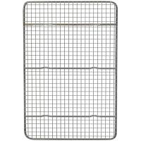 Estante de enfriamiento y horneado, se adapta a la sartén de hoja de cuarto, acero inoxidable, estante de alambre para hornear galletas y Bacon para horno, 39x28CM - details 0