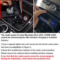 Cargador Inalámbrico QI para Coche Mercedes Benz GLC 250 X253 AMG Accesorios de Interior Adaptador de Placa de Carga de 15W Fabricado en China - details 0
