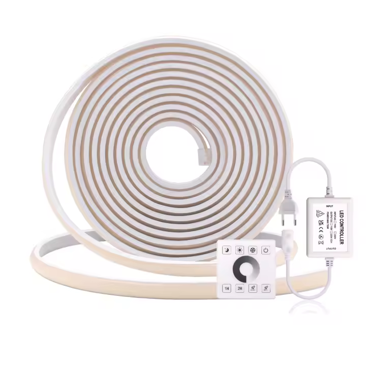GAHADA Luces de Tira LED COB Dimables de Alta Brillo 288Leds/m Tela Flexible Impermeable Control Remoto Táctil de Pared - 1