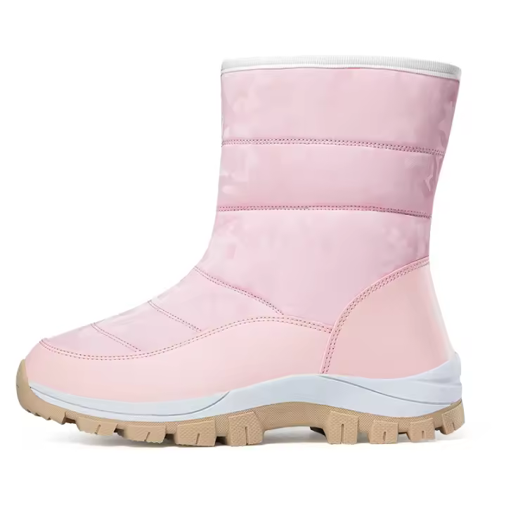 Botas de nieve para mujer Botas de invierno para mujer Botas de nieve con forro de piel para mujer Zapatos para caminar al aire libre - 1