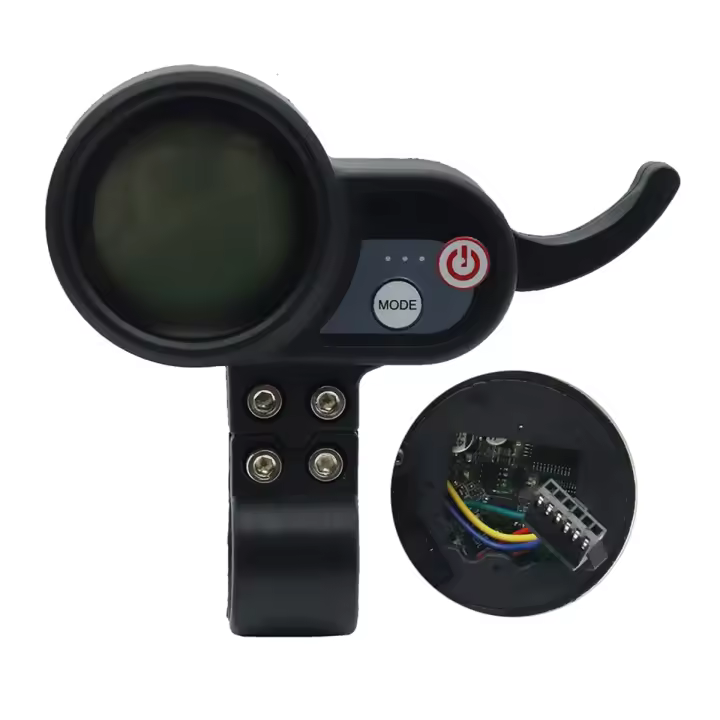 Velocímetro de Escooter Eléctrico Pantalla LCD de 36V-60V Accelerador de Tablero para JP - 1