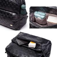 Soboba Bolsas para mamá PU impermeable grande cambiador de pañales colgando en el cochecito patrón de estrella 3D - details 4