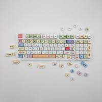Crayon pequeña nueva clase MOA altura keycap teclado mecánico tapa personalidad personalizada lindo polvo sublimación PBT keycap (teclado no incluido) - details 6