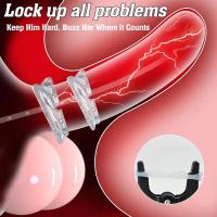 Leten-Anillo de silicona reutilizable para agrandar el semen, eyaculación retardada, juguetes sexuales para erección, suministros para adultos - details 1