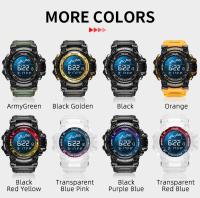 Smael-reloj deportivo para hombre, cronómetro digital LED, resistente al agua, de moda - details 9