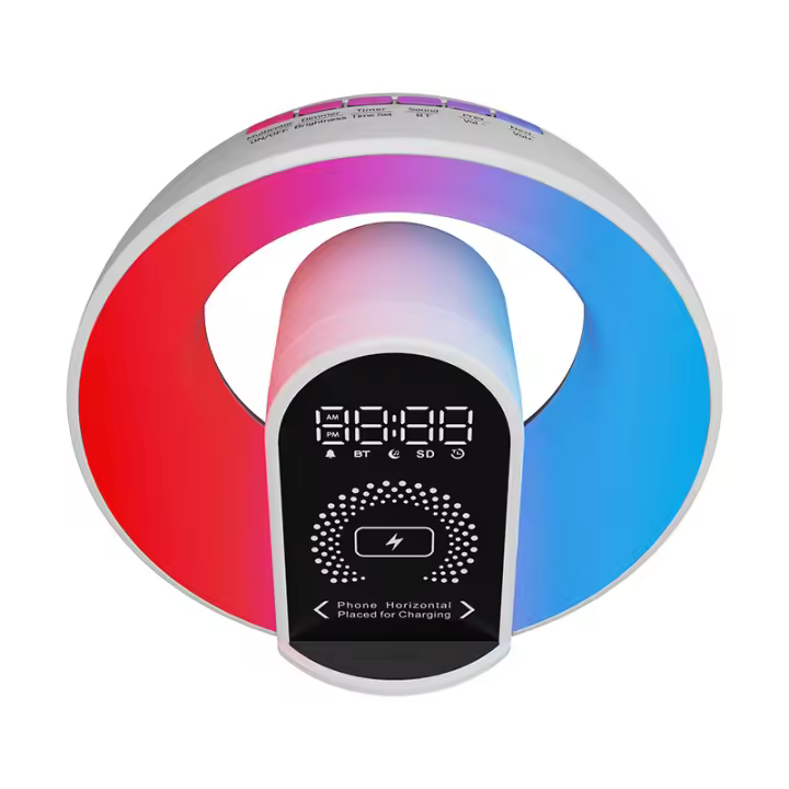 Altavoz Bluetooth Fantasía Dazzle Color Luz Ambiental Decoración de Escritorio Cargador Inalámbrico Portátil - 1