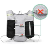Chaleco de hidratación para correr transpirable, bolsa de hidratación para correr, ultraligera, impermeable, Material de nailon, mochila de agua con múltiples bolsillos - details 2