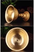 Soporte de Lámpara de Mariposa de Cobre Dorado Obra Maestra, Textura Clara, Diámetro 9.5cm, Grande - details 7