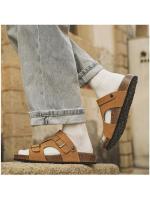 Sandalias de corcho de moda para hombre, sandalias de playa casuales. - details 8