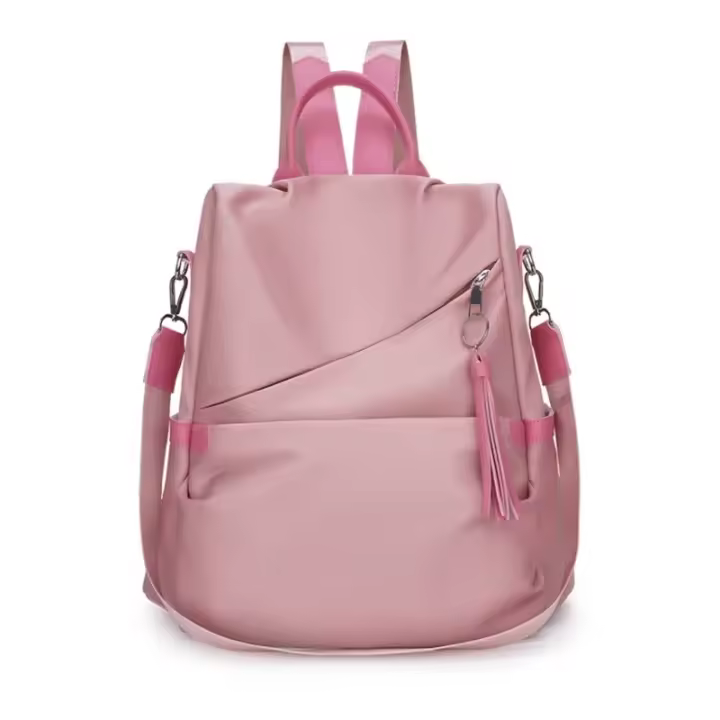 Mochila impermeable para Mujer, Monedero antirobo de viaje, Bolso de hombre Convertible ajustable - 1