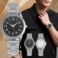 Reloj de pulsera con banda de acero para hombre, nuevo reloj de moda de aleación - details 0