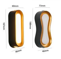 Lámpara LED de pared de doble cabeza para exteriores, foco bidireccional simple impermeable para lavado de pared, villa, patio, 110V, 220V - details 6