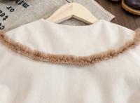 Sudadera de flores para niña, punto grueso de algodón, ropa coreana para niños, adecuada para todas las estaciones - details 8