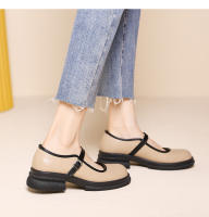 Nuevo Four Seasons Commuter francés boca ligera plataforma tacón zapatos de las mujeres británico pequeño zapatos de cuero - details 11
