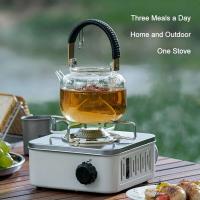 Mini campin como estufa, quemador de butano portátil para picnic VIE, parrilla para barbacoa, cocina para alimentos, estufa de supervivencia al aire libre con lihtin - details 3