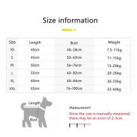 Ropa impermeable para perros grandes, chaleco grueso ajustable para perros, chaqueta con diseño de tira reflectante, abrigo para perros - details 0