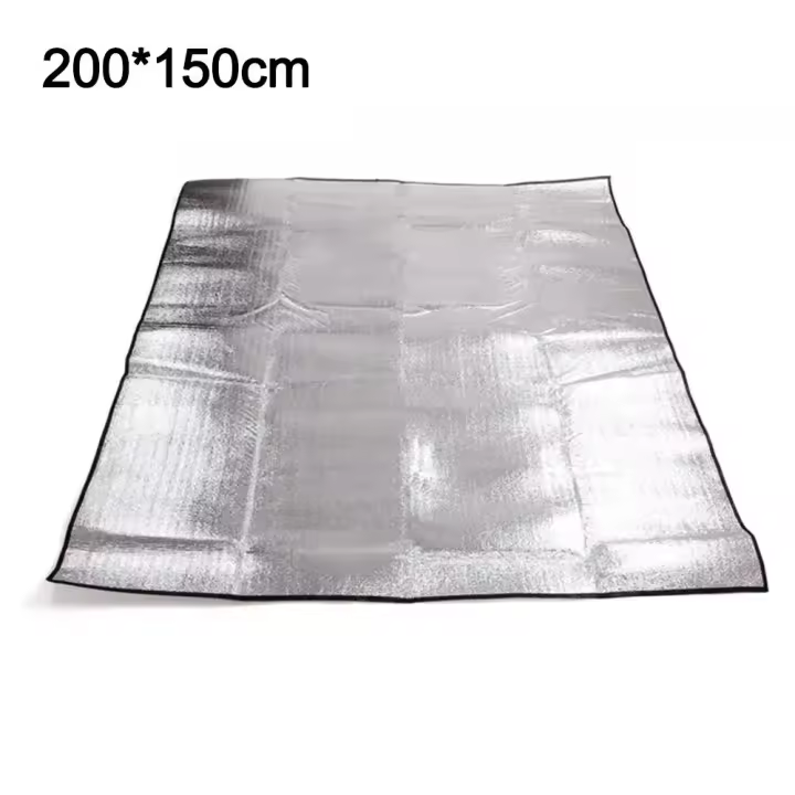 Esterilla térmica para acampada, ultraligera almohadilla de espuma, impermeable, reflectante del calor, para Picnic y playa, para exteriores - 1