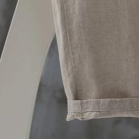 Pantalones de mujer de lino y algodón pantalones hasta el tobillo elásticos casuales sueltos primavera / verano - details 9