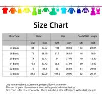 Pantalones cortos rasgados de verano para hombre, rectos con botones y bolsillos con cremallera, pantalones cortos vaqueros hasta la rodilla - details 0