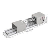 Minimáquina de torno de madera DIY, pulidora de cuentas, herramienta de corte de pulido superior de banco, DC12-24V, 100w, para Pera, almejas, Sándalo, 12" - details 1