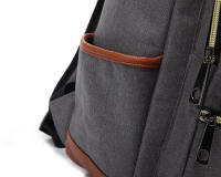 Mochila Vintage de 16 pulgadas para laptop Bolsa de lona retro casual para hombres y mujeres - details 27