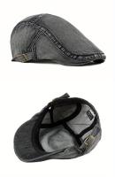 1pc Adjustable Herringbone Berets Peaked Flat Cap For Unisex Ideal choice for Gifts - details 4