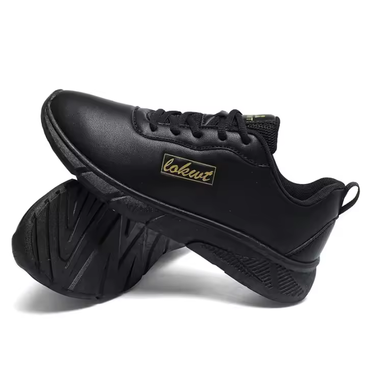 Zapatos informales de primavera para hombre, zapatos deportivos para exteriores, calzado para correr para hombre, suela gruesa con cordones, zapatos masculinos salientes, zapatillas de deporte de nueva edición 2024 - 1