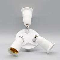 Adaptador de enchufe flexible E27 a E27, Base estándar, soporte de bombilla E27, convertidor de bombilla de tornillo ajustable para extensión de lámpara - details 5