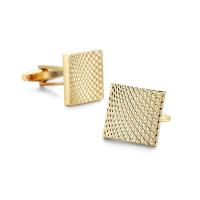 Gemelos innovadores de alta calidad con diseño suave dibujado con láser de acero inoxidable, joyería comercial para bodas - details 4