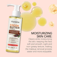 Viaree Aceite desmaquillante facial, limpieza suave para rostro, ojos, labios, transparente, no pegajoso, hidratante y refrescante - details 6