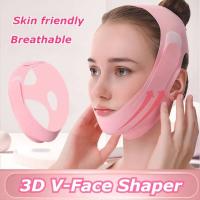 Vende cinturón adelgazante para levantar mejillas y barbilla, moldeador facial en forma de V, banda antiarrugas, correa de masaje facial, herramientas de belleza para la piel - details 4