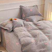 Funda de edredón de franela suave y cálida, forro polar de Coral, ropa de cama gruesa de terciopelo para invierno, individual, doble, Queen, King Size - details 16