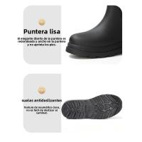 Botas de Lluvia de Moda para Mujeres Impermeables, Antideslizantes, Resistentes al Desgaste, Suela Larga, Suave - details 3