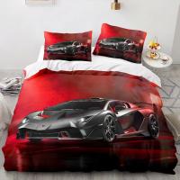 Juegos de cama de carreras de coches deportivos para hombres y niños, camas individuales, camas dobles, colchas, regalos - details 1