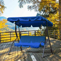 Almohadilla para silla columpio portátil, fácil de limpiar impermeable para Patio cojín, jardín y Patio al aire libre - details 4