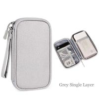 Bolsa de almacenamiento para dispositivos electrónicos, estuche organizador Digital para auriculares, tarjetas SD, unidades de cables USB, Kit de viaje, bolso de embrague - details 8