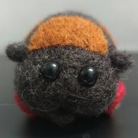 Juguete de fieltro Pui Molcar terminado, Animal bonito creativo, muñeco de juguete hecho a mano, juguete de fieltro de lana, juguete de fieltro de lana DIY, regalo para niños - details 30