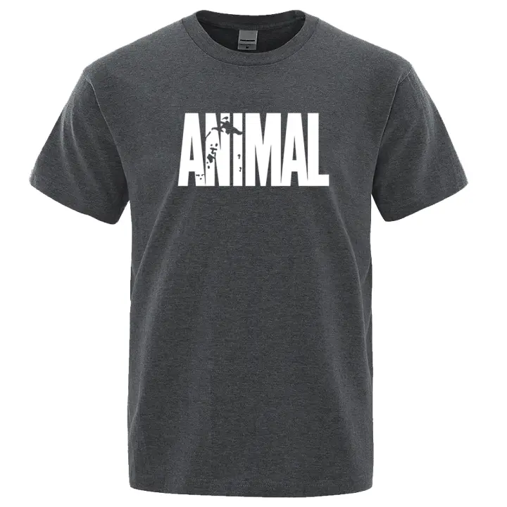 Camiseta Deportiva con Estampado de Animal para Hombre Prenda de Algodón, Manga Corta, Estilo Informal, Moda Masculina para Verano 2022 - 1
