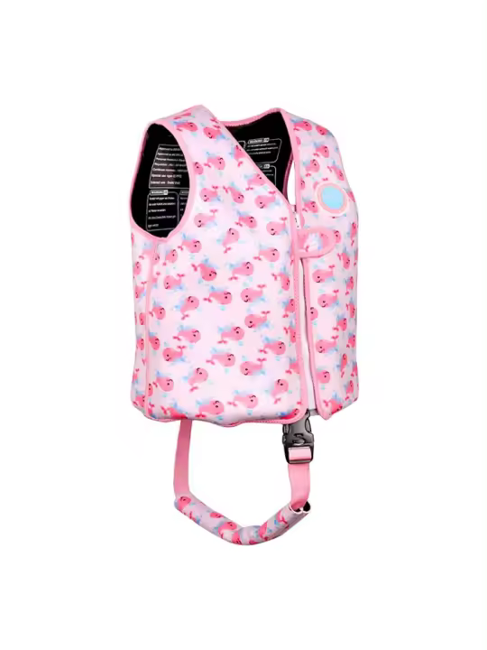 Chaleco de flotación para niños con cinturón ajustable, equipo de natación y baño, chaleco salvavidas para piscina y actividades acuáticas - 1