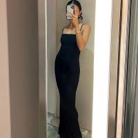 Elegante Vestido Largo de Verano Vestido Bodycon sin Mangas y sin Espalda para Mujeres - details 2