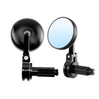 Universal Motorcycle Bar End Mirrors Motorcycle Rear View Side Mirrors For CFmoto clx 700 Xmax Vespa gts Z900RS Svartpilen 401 - details 4