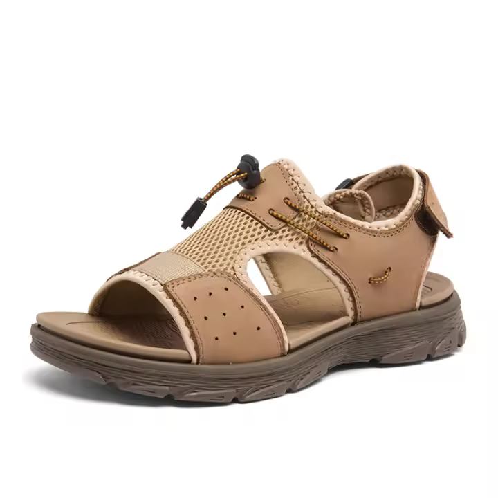 Sandalias de senderismo con correas ajustables para hombre, calzado deportivo atlético con punta abierta, para exteriores, playa, agua, Universal - 1