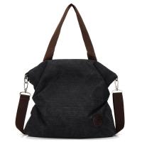 Bolso de mano informal europeo y americano para mujer, bandolera de hombro portátil de lona Simple, bolso cruzado de gran capacidad - details 12