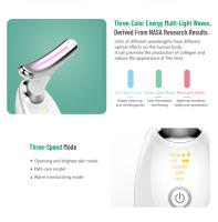Dispositivo de belleza para rejuvenecimiento de la piel, masajeador Facial de cuello, vibración, Lifting, reafirmante, 3 colores - details 6