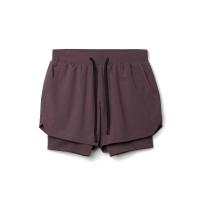 Pantalones cortos deportivos 2 en 1 para hombre, ropa deportiva de doble cubierta para correr, playa, gimnasio, entrenamiento - details 24