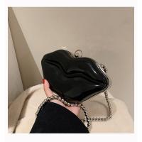 Creative Lips Bolsa 2025 Nuevo, Bolsa cruzada con Cadena Brillante, Bolsa de Mujer Negra - details 11
