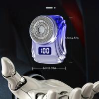 Afeitadora portátil para hombre, maquinilla de afeitar para coche, Mini afeitadoras de bolsillo, maquinilla de afeitar eléctrica recargable por Usb, resistente al agua, afeitadora en seco y húmedo para viaje a bordo - details 6